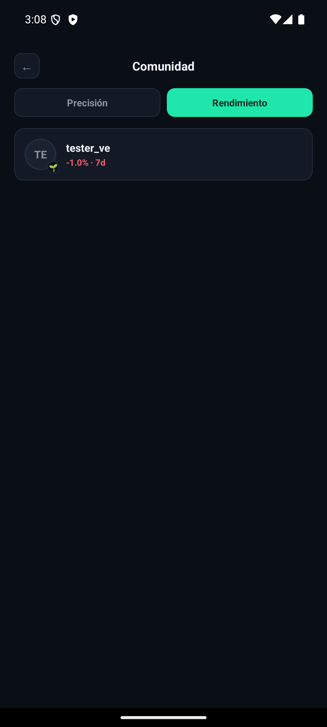 Captura de la app AlTanto 3